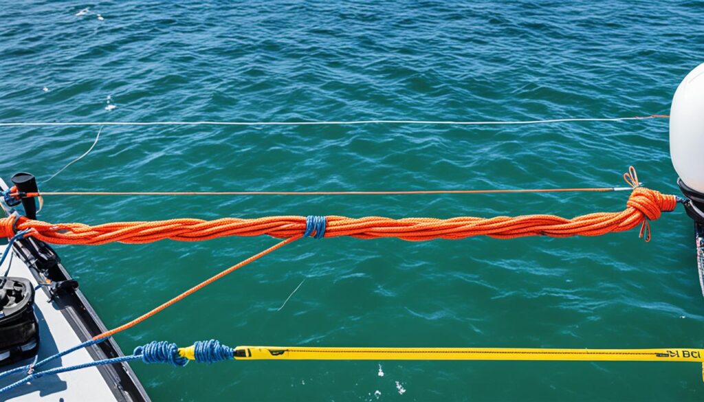 Attaching Float Line to Buoy Float Image