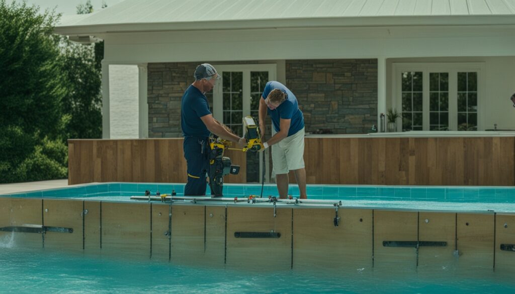 Installation Process for a Diving Board