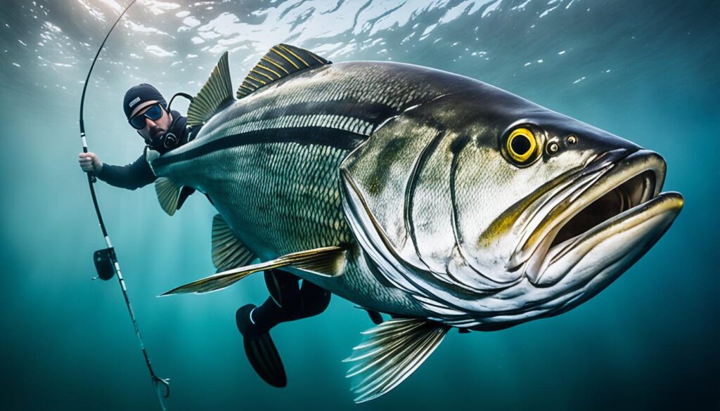 Spearfishing Striped Bass