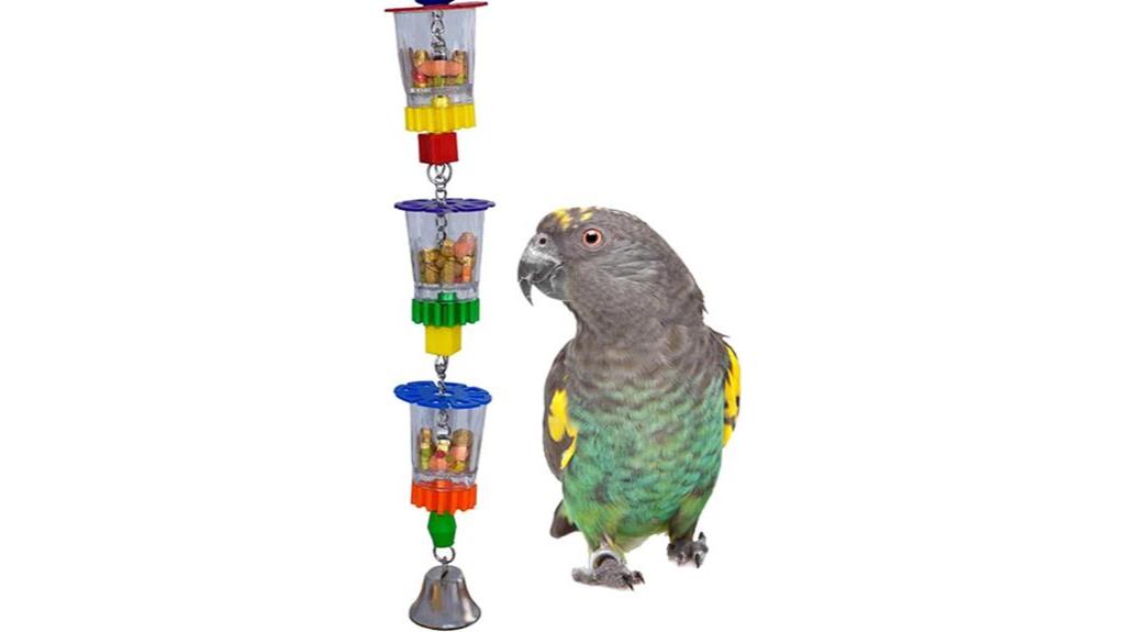 bird toy for foraging