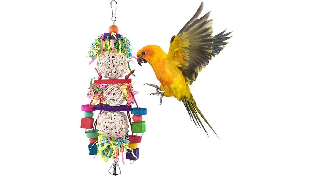 bird toys for foraging