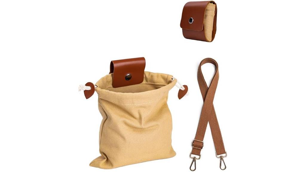 canvas foraging pouch strap