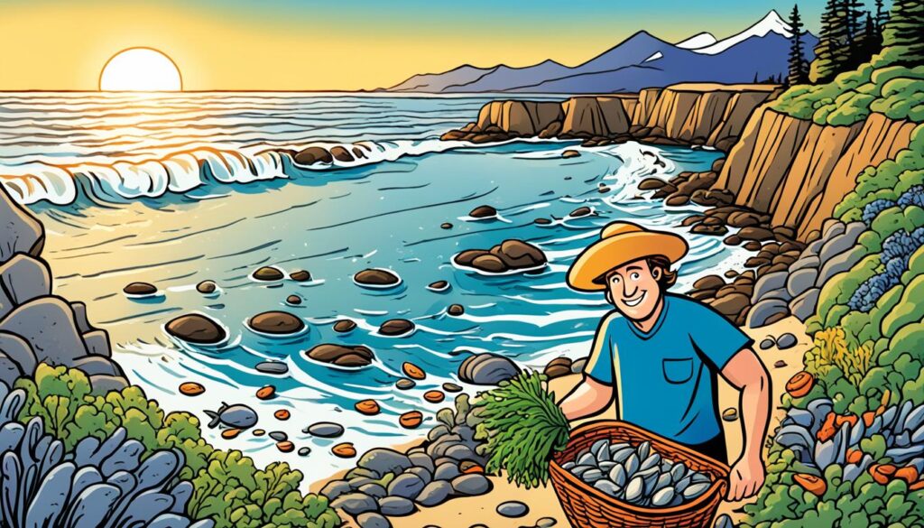 coastal foraging Chile