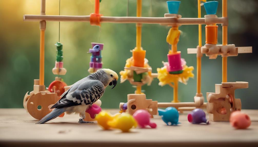 cockatiel toys for foraging