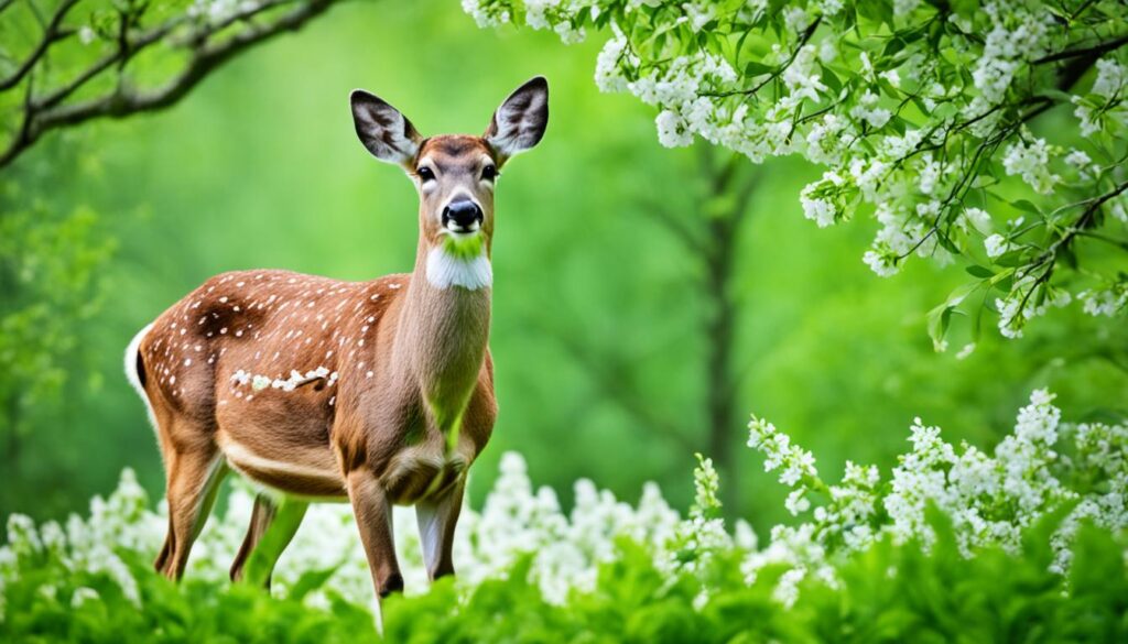 deer feeding by season