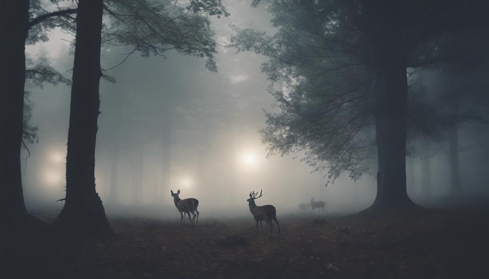 deer behavior during nighttime