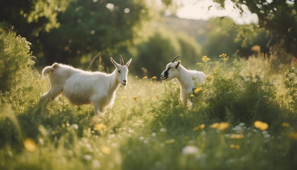 feeding goats forage correctly