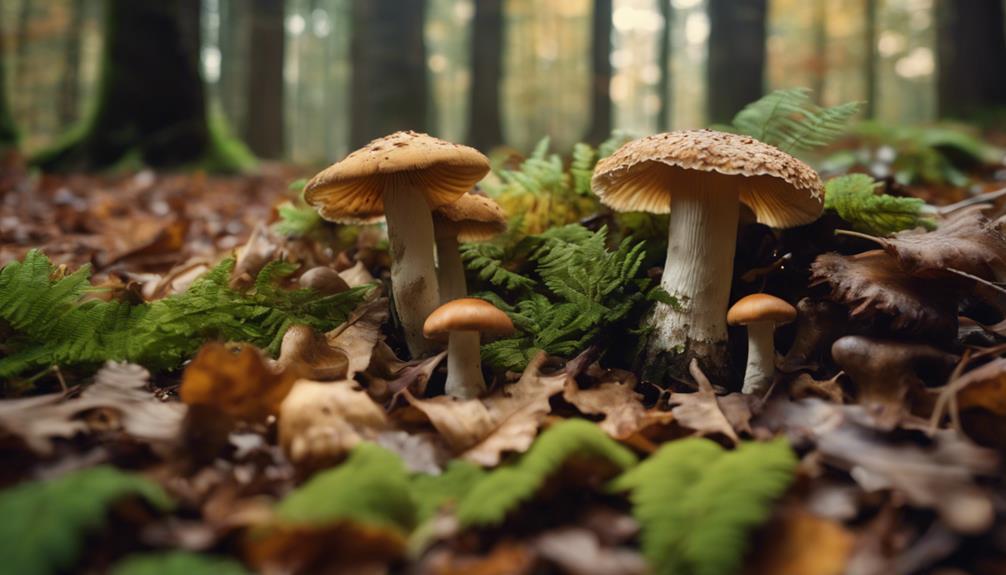hunting for edible fungi
