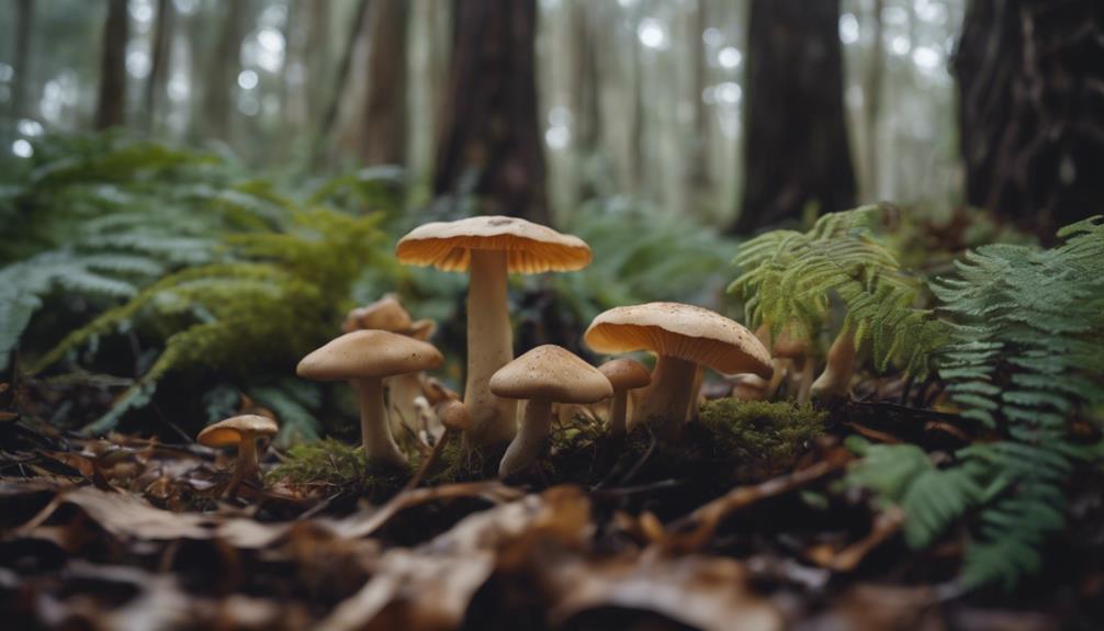 hunting for wild mushrooms