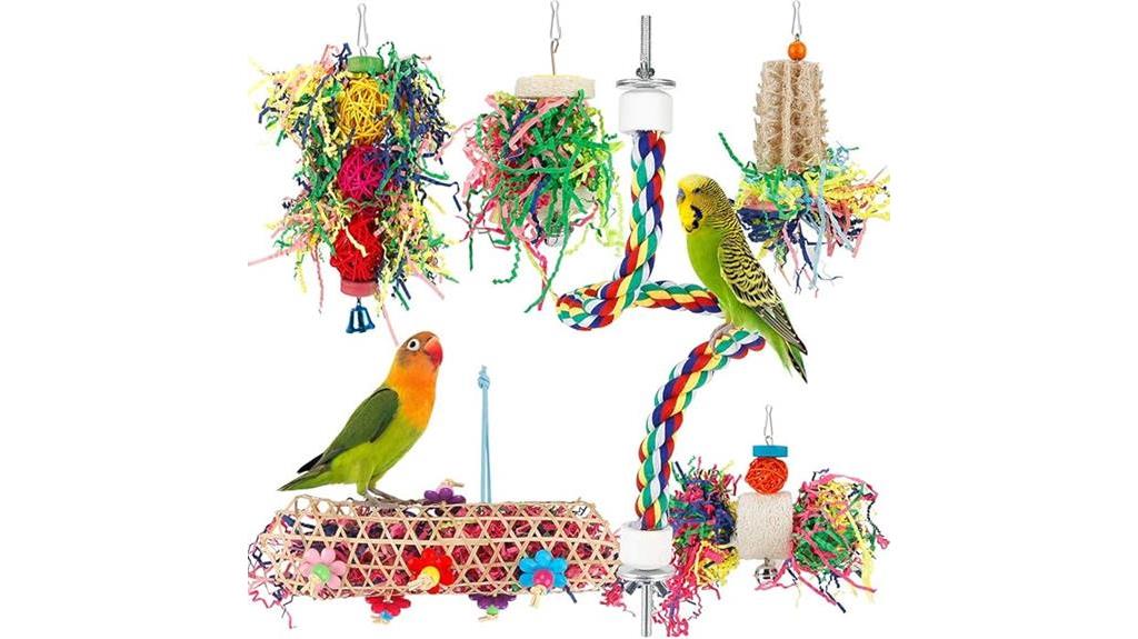 interactive bird toys variety