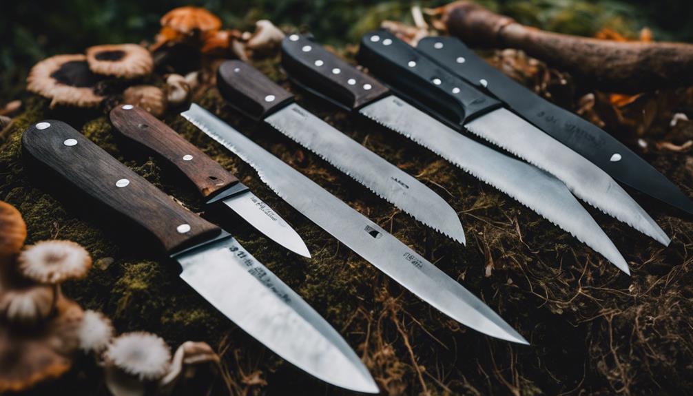 knife selection for foraging