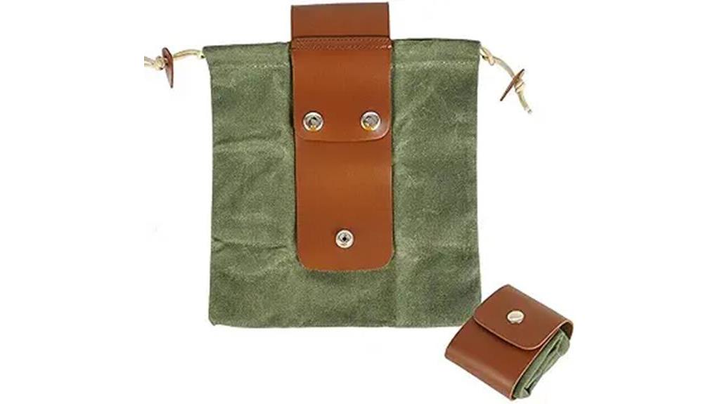 men s leather belt pouch