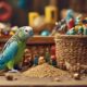 parakeets benefit from foraging