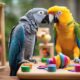parrot foraging toys list