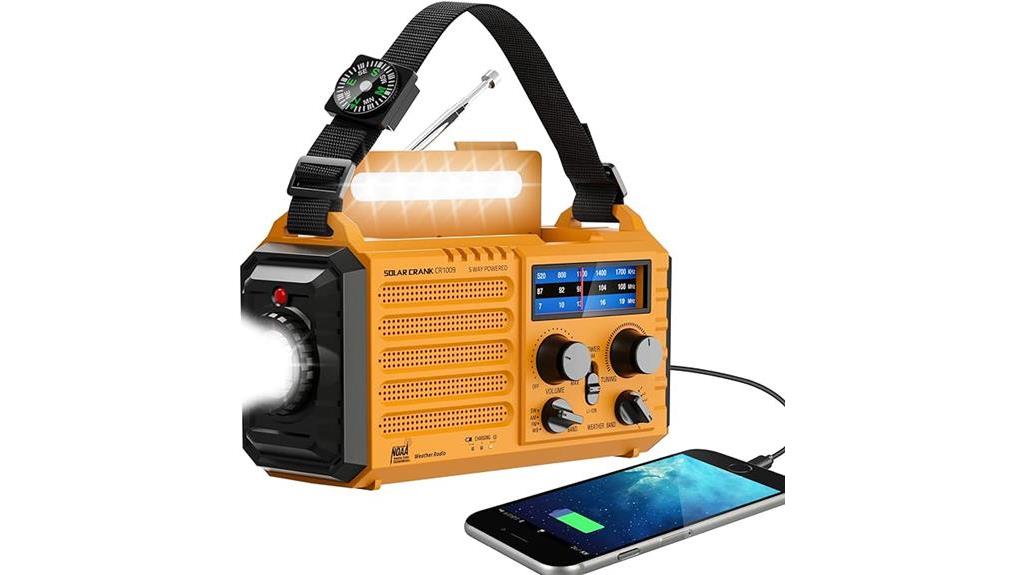 portable emergency weather radio