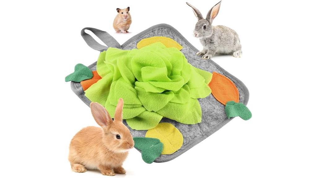 rabbit snuffle mat toy