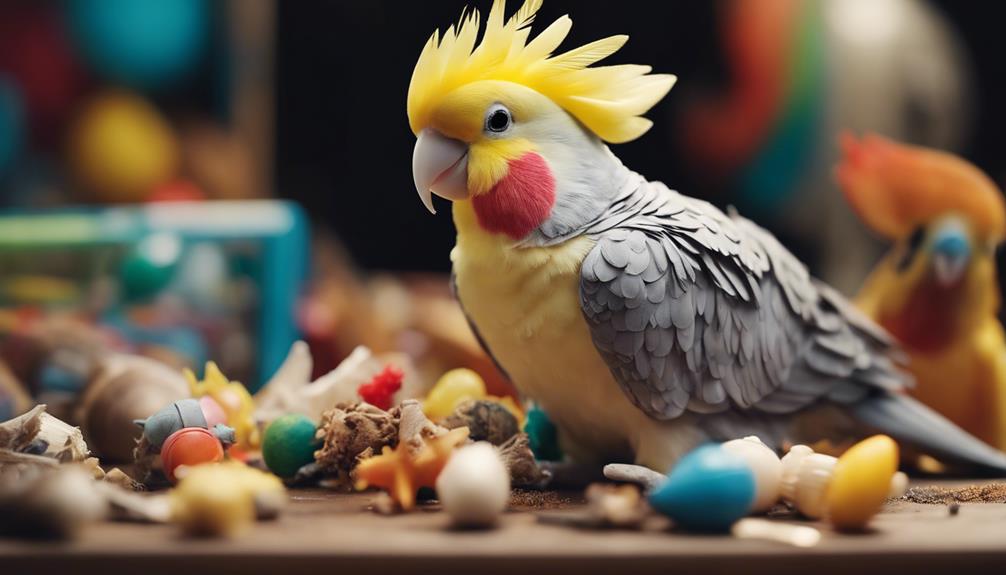 selecting toys for cockatiels