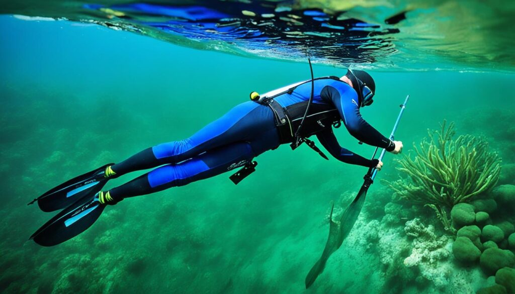 spearfishing techniques Exmouth