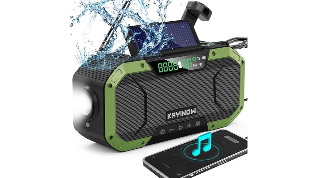 waterproof bluetooth emergency speaker