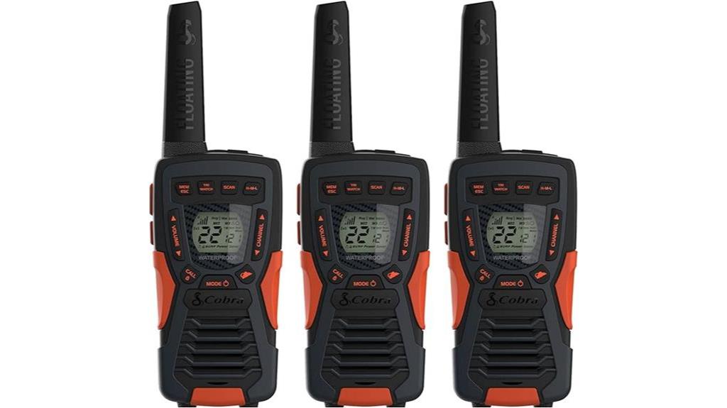waterproof cobra walkie talkies