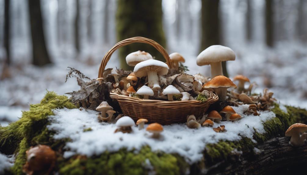 winter mushroom foraging tips