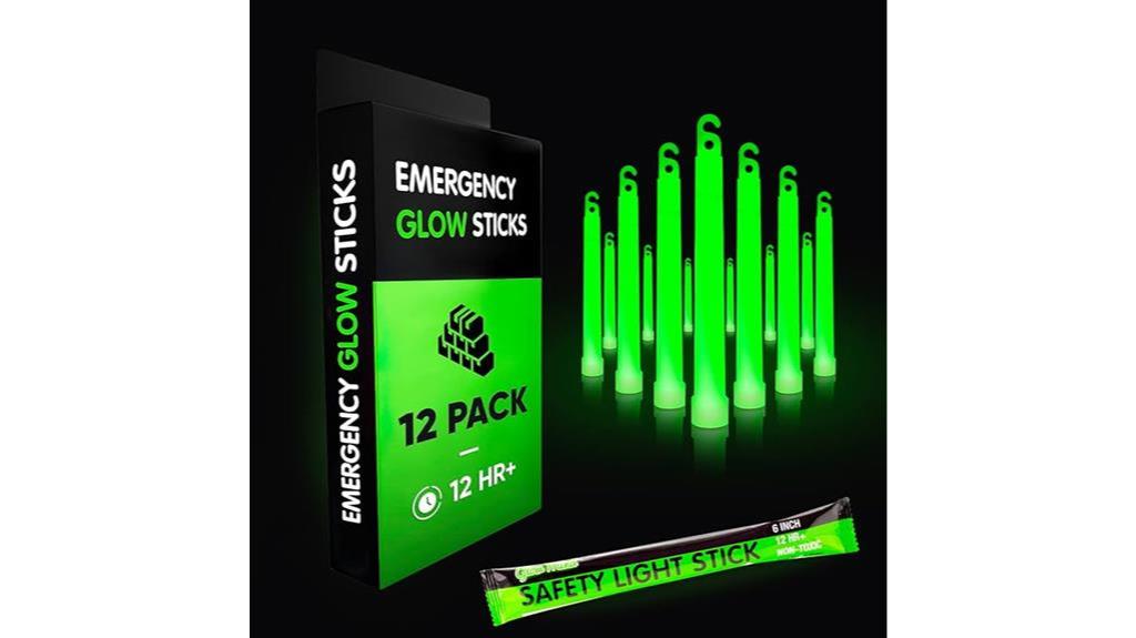 12 hour emergency glow sticks