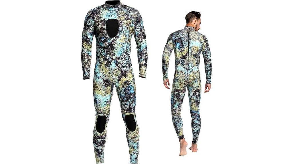 camo neoprene scuba wetsuit