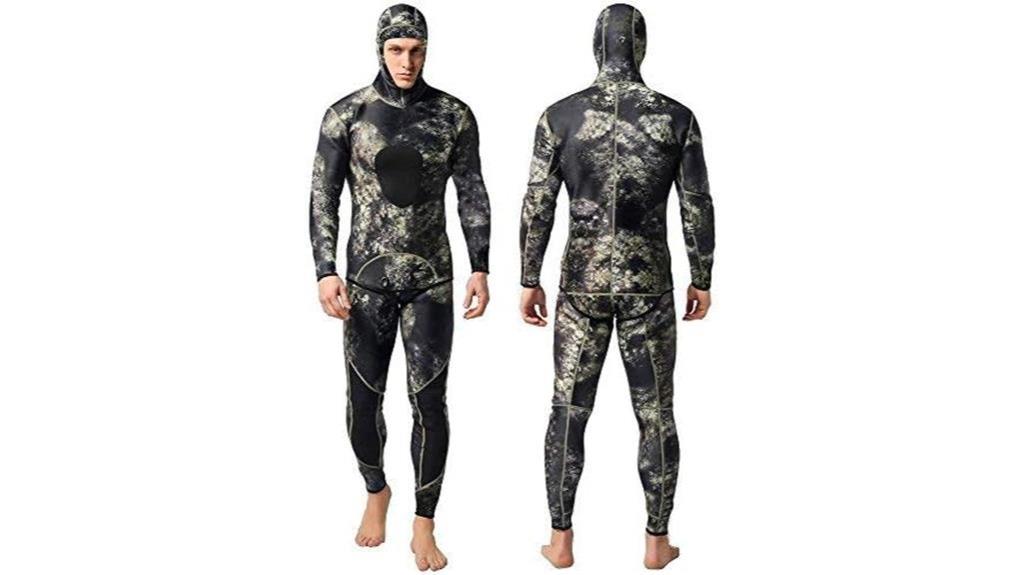 camouflage spearfishing wetsuits for men