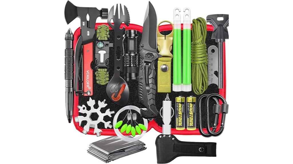 camping survival gear kit