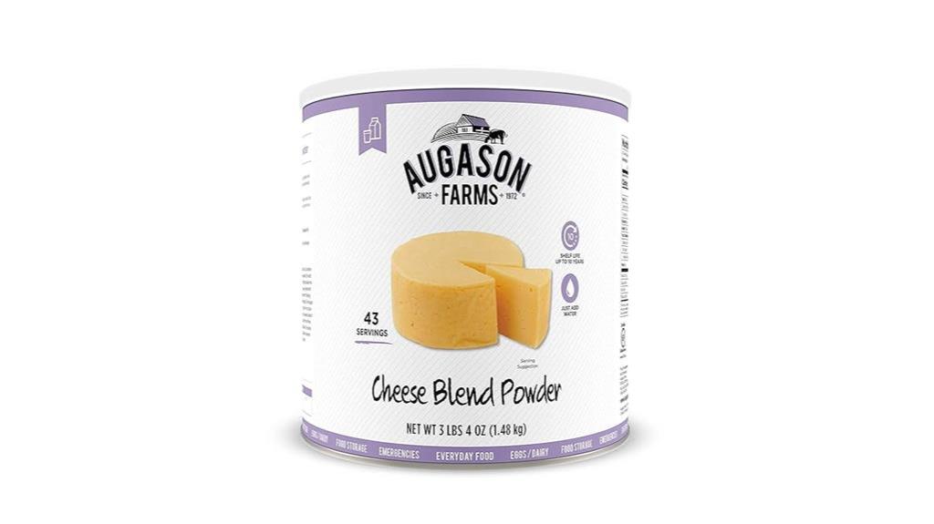 cheese blend powder storage