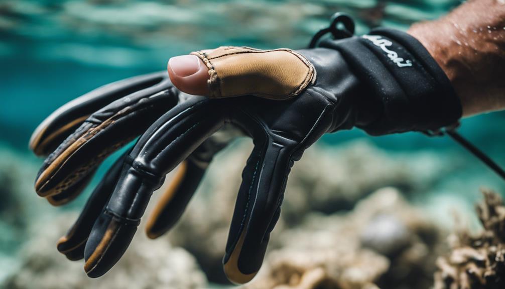 choosing spearfishing gloves wisely