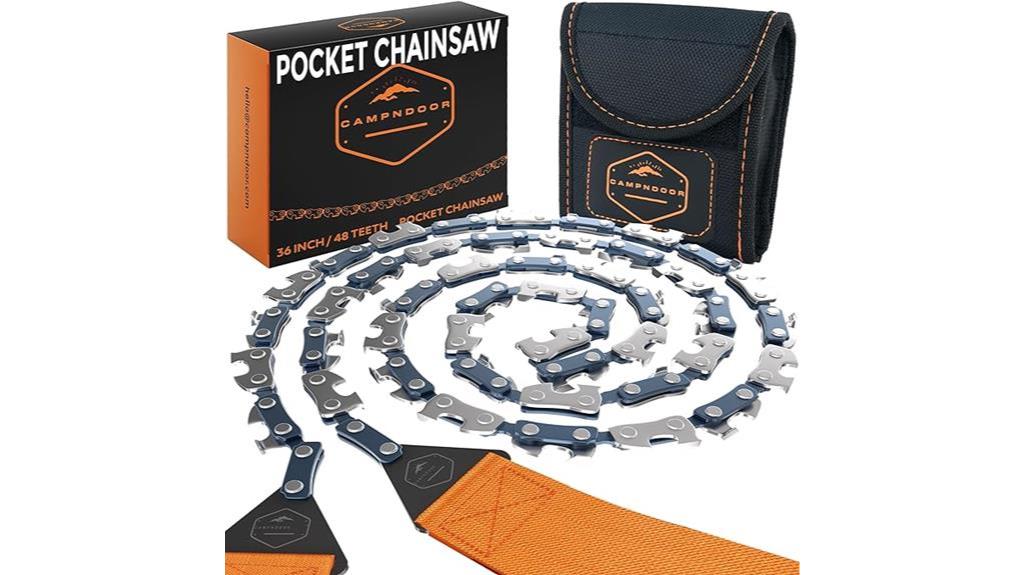 compact camping chainsaw option