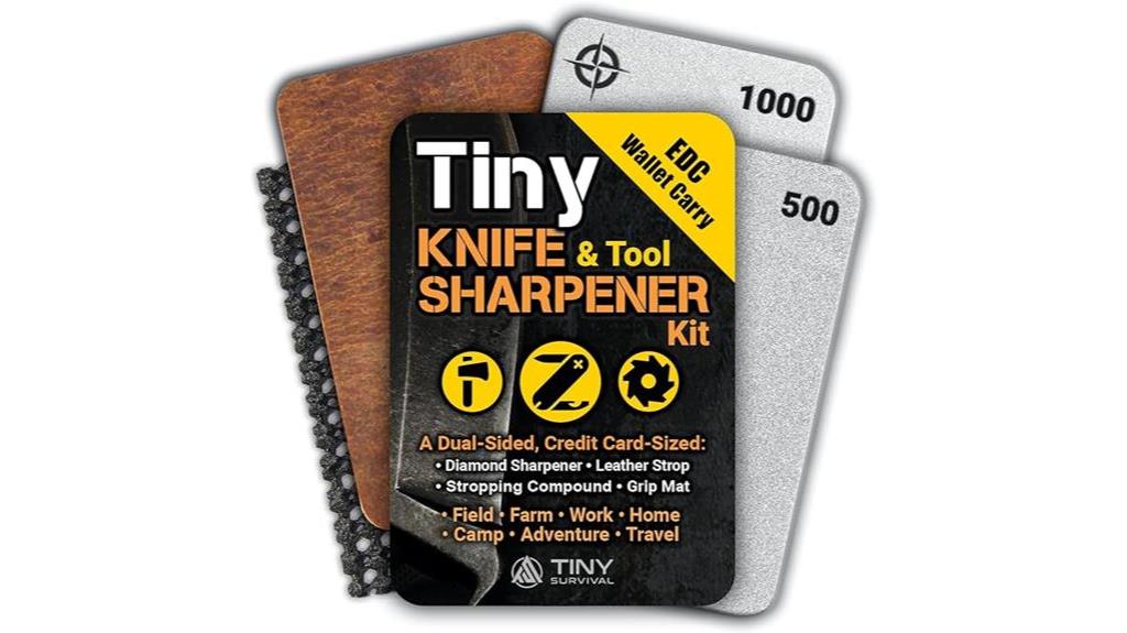 compact sharpening kit included