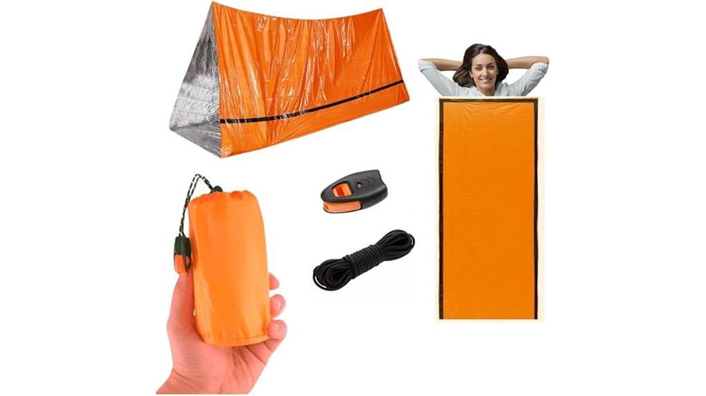 compact survival tent kit