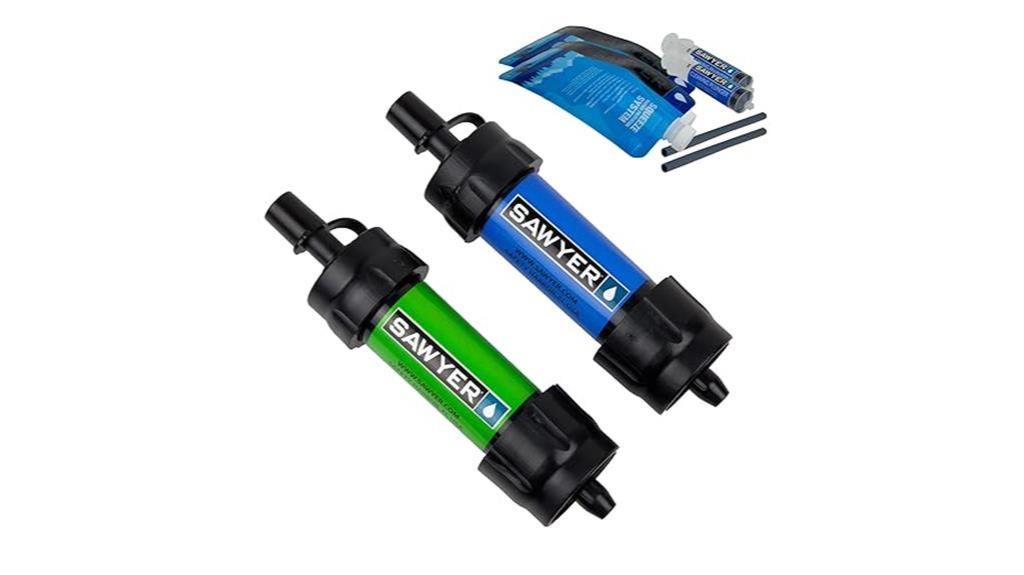 compact water filter set