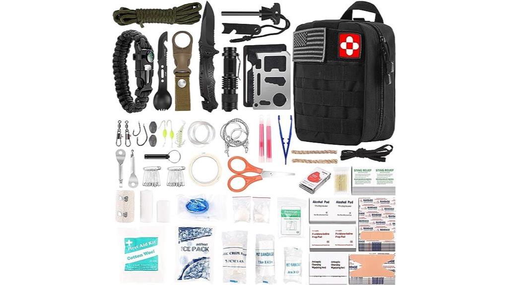 comprehensive 216 piece survival kit