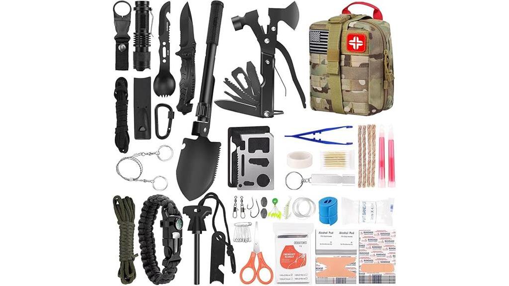 comprehensive survival and first aid gear