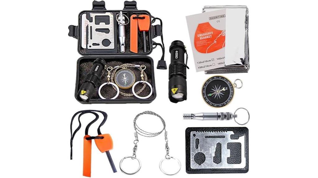 comprehensive survival kit for outdoor activities