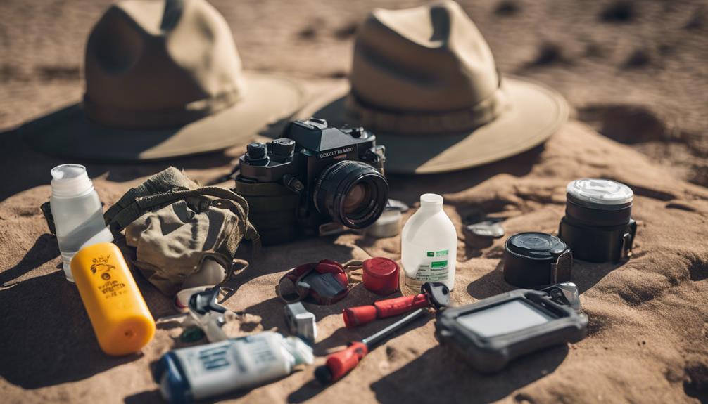 desert survival gear selection