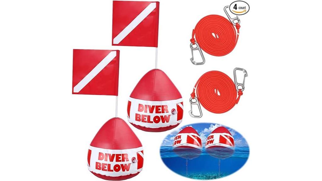 dive flag float set