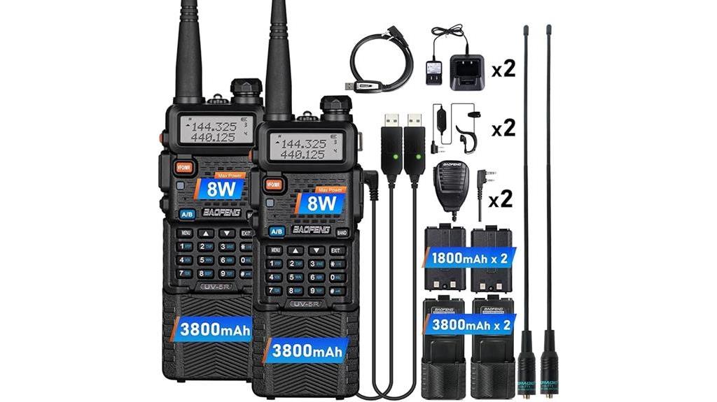 dual pack uv 5r radios