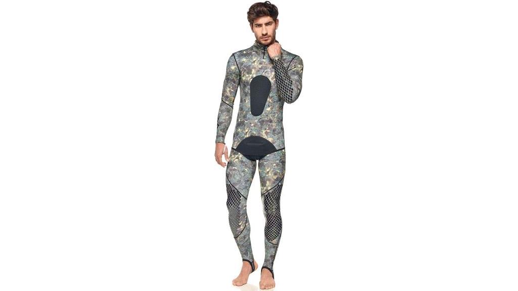 durable 2 piece wetsuit design