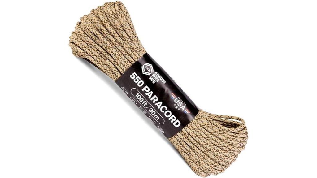 durable 550 paracord rope