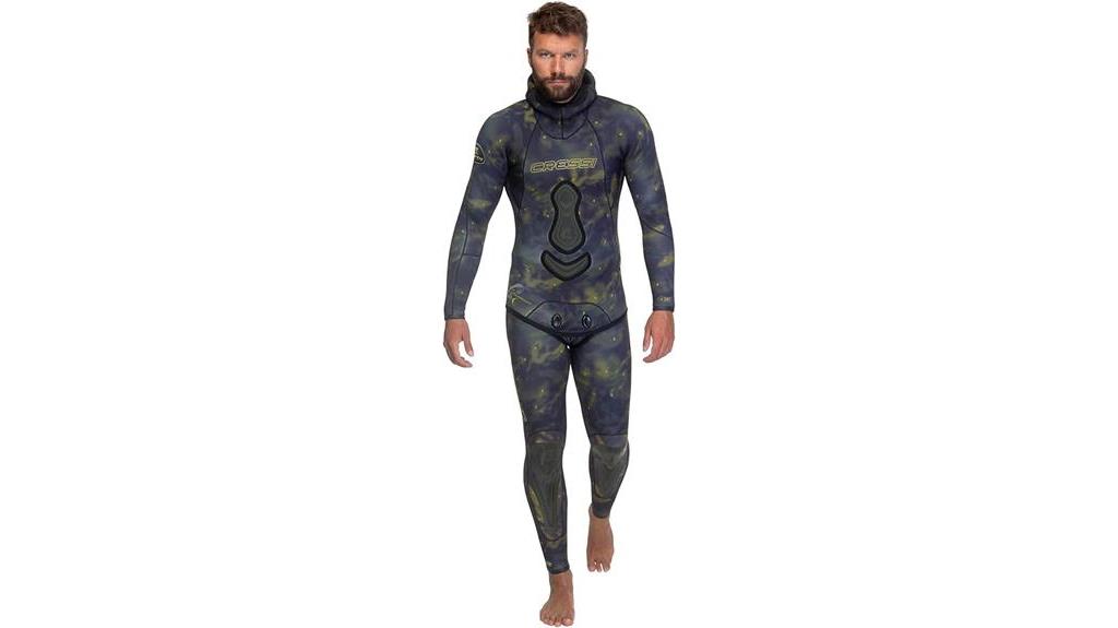 durable camouflage wetsuit design