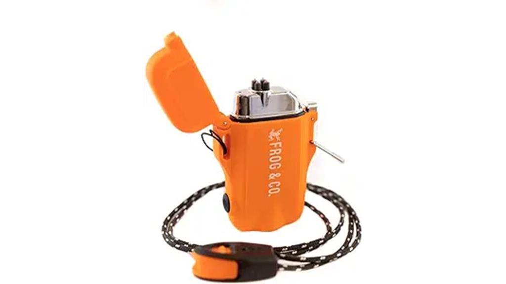 durable orange electric lighter