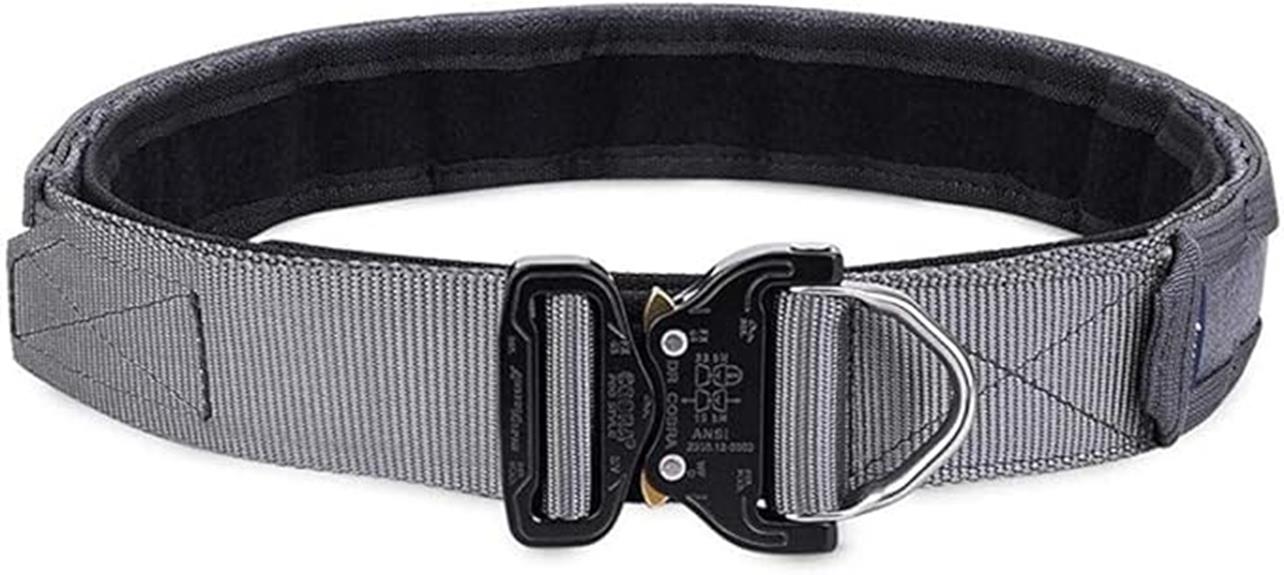 durable tactical belt design