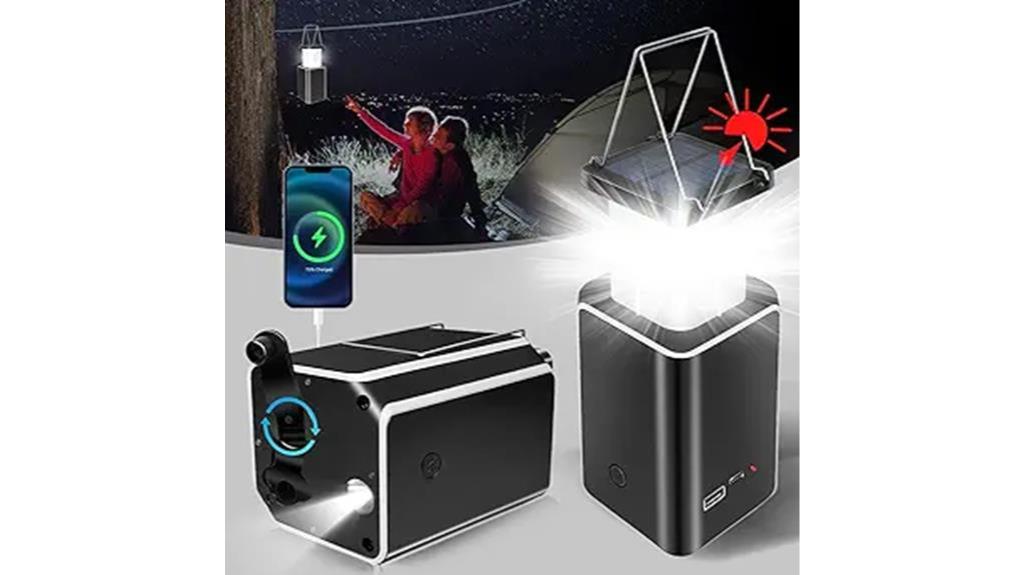 efficient solar powered camping lights