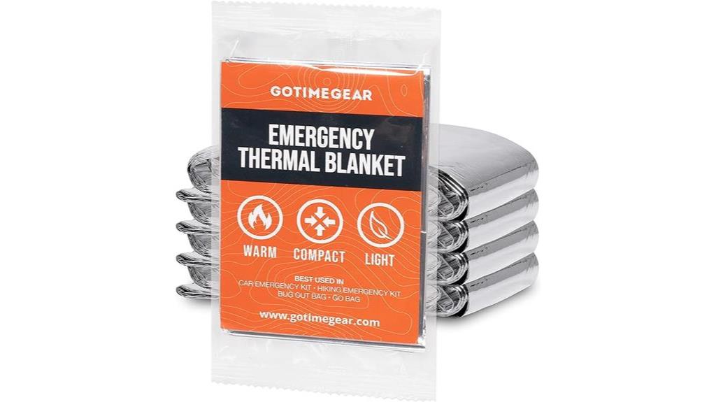 emergency blankets four pack