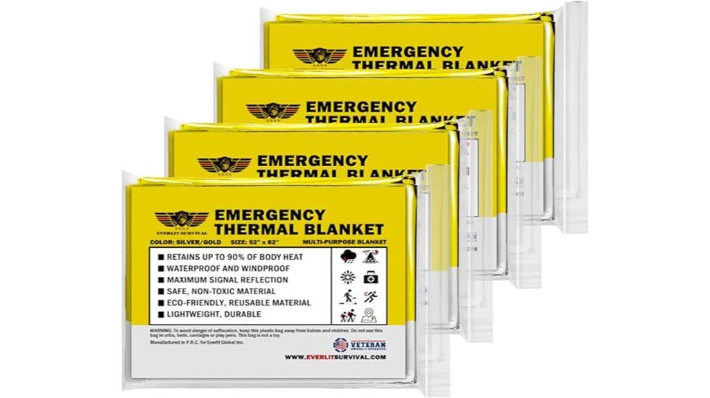 emergency mylar thermal blanket