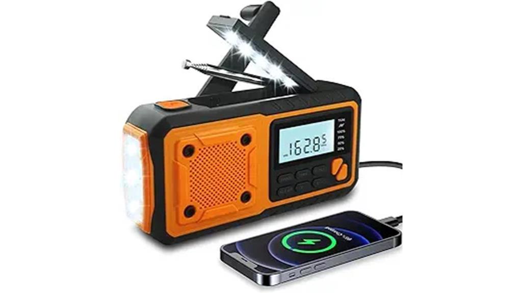 emergency radio with power